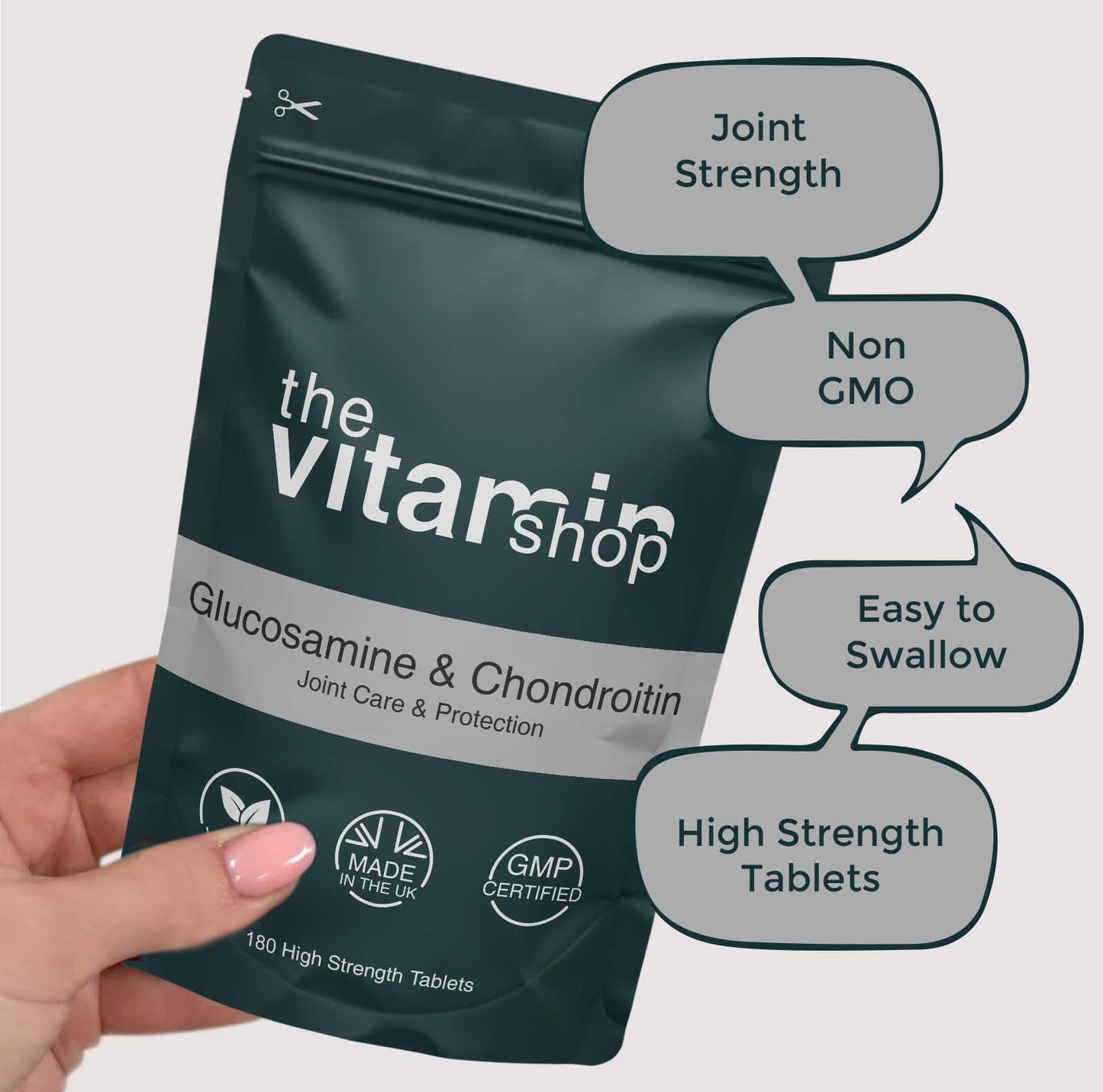 Glucosamine & Chondroitin Fast Action Joint Support High Strength Tablets (180 Tablets)