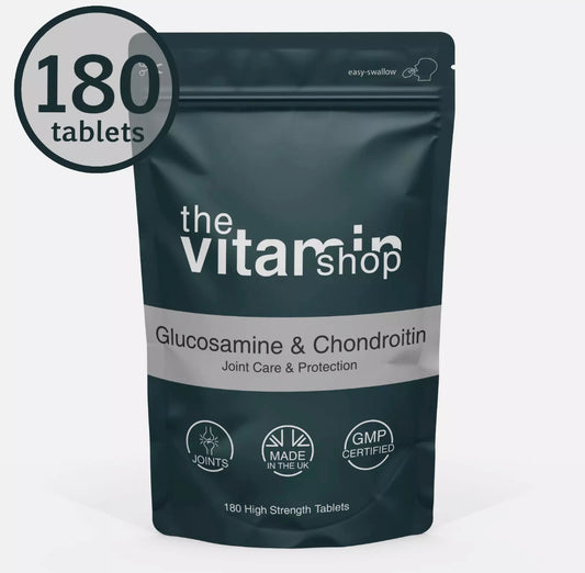 Glucosamine & Chondroitin Fast Action Joint Support High Strength Tablets (180 Tablets)